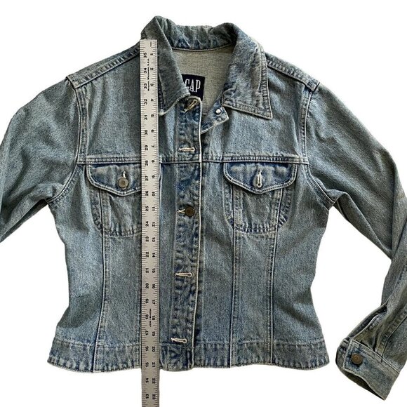Gap | 80s Vintage Faded Blue Jean Jacket | Size: Small - Picture 8 of 8